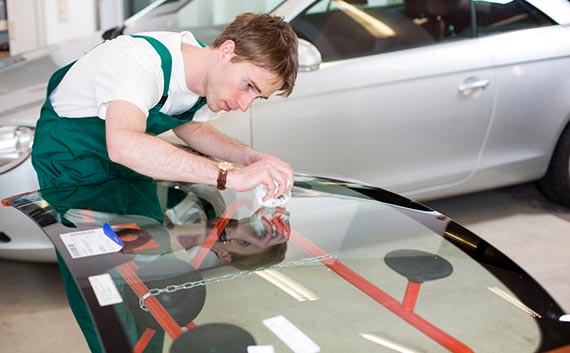 Windshield Repair Preparation