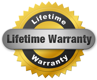 Lifetime warranty seal